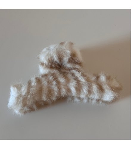 HA279 - French-Style Tiger Stripe Hair Clip